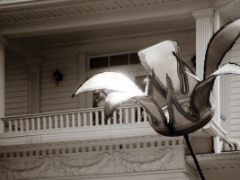 Steel Flower Sculpture