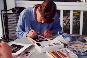 photo of Cary at work
